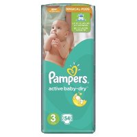 PAMPERS Подгузники Active Baby-Dry Midi (5-9кг) Экономичная Упаковка 54	
