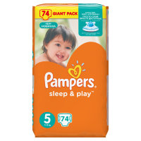 Pampers  Подгузники Sleep & Play Junior (11-18 кг) Джайнт Упаковка 74