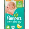 Pampers Подгузники Active Baby-Dry Maxi (8-14 кг) Экономичная Упаковка 54