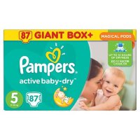 Pampers Подгузники Active Baby Junior (11-18 кг)  Упаковка 87 шт